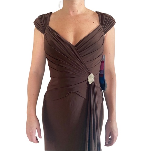 Jovani Evening Gown Brown - Picture 3 of 3